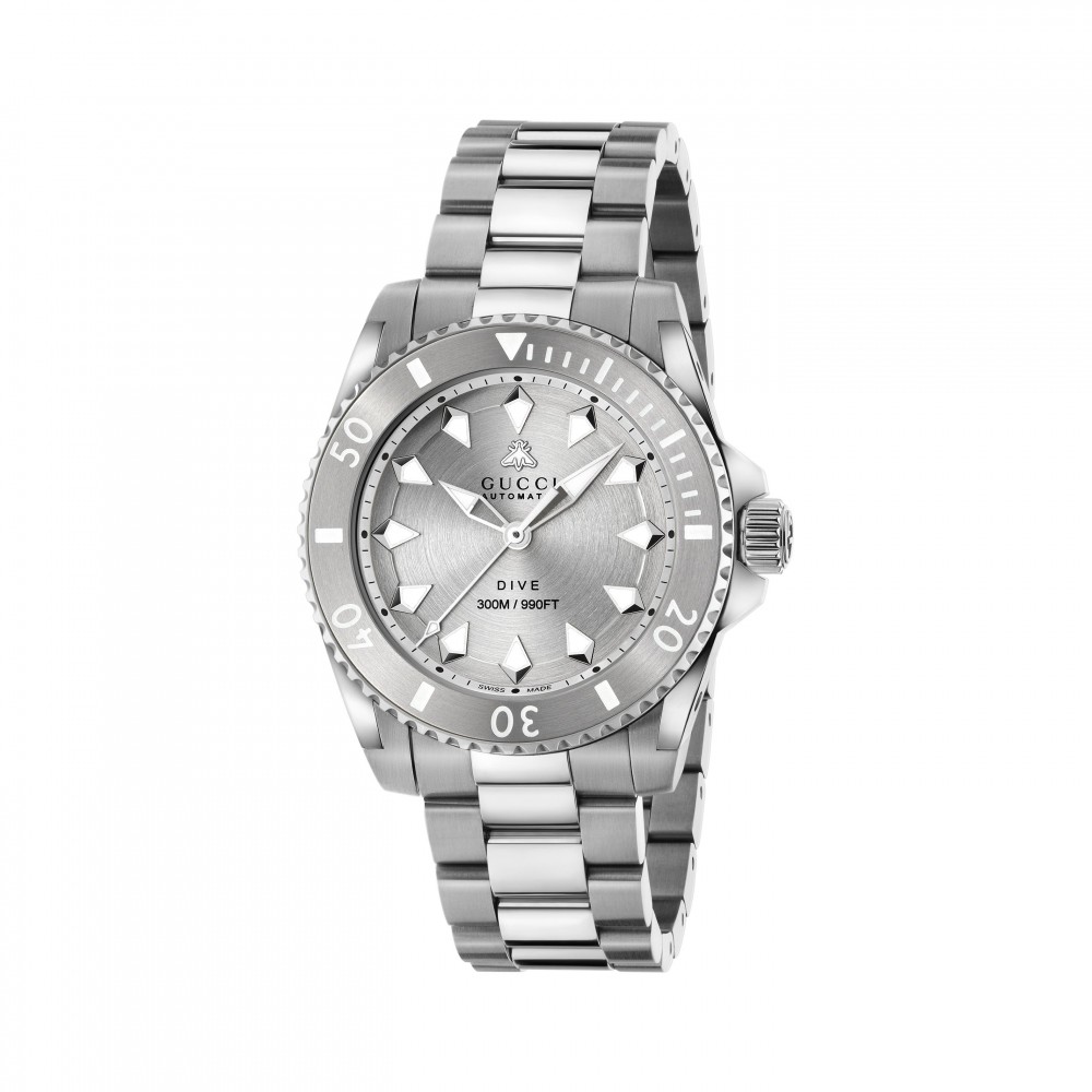 Gucci Dive 40 mm Steel Watch