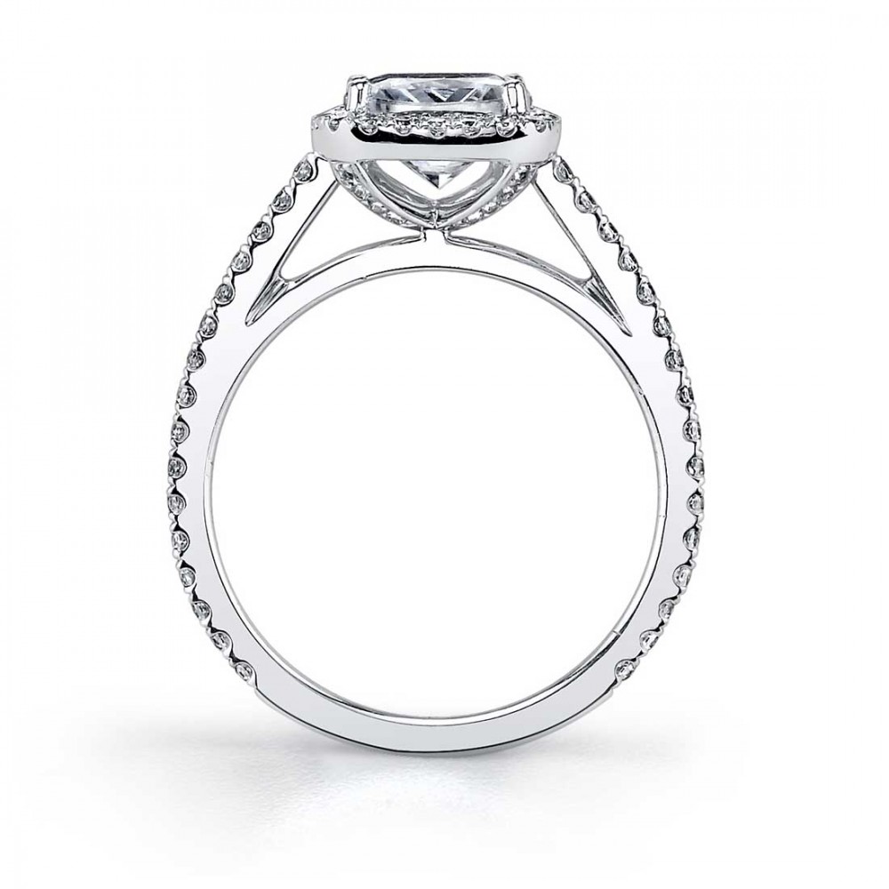 Klara Oval Diamond Engagement Ring with Halo | Kranich's Inc