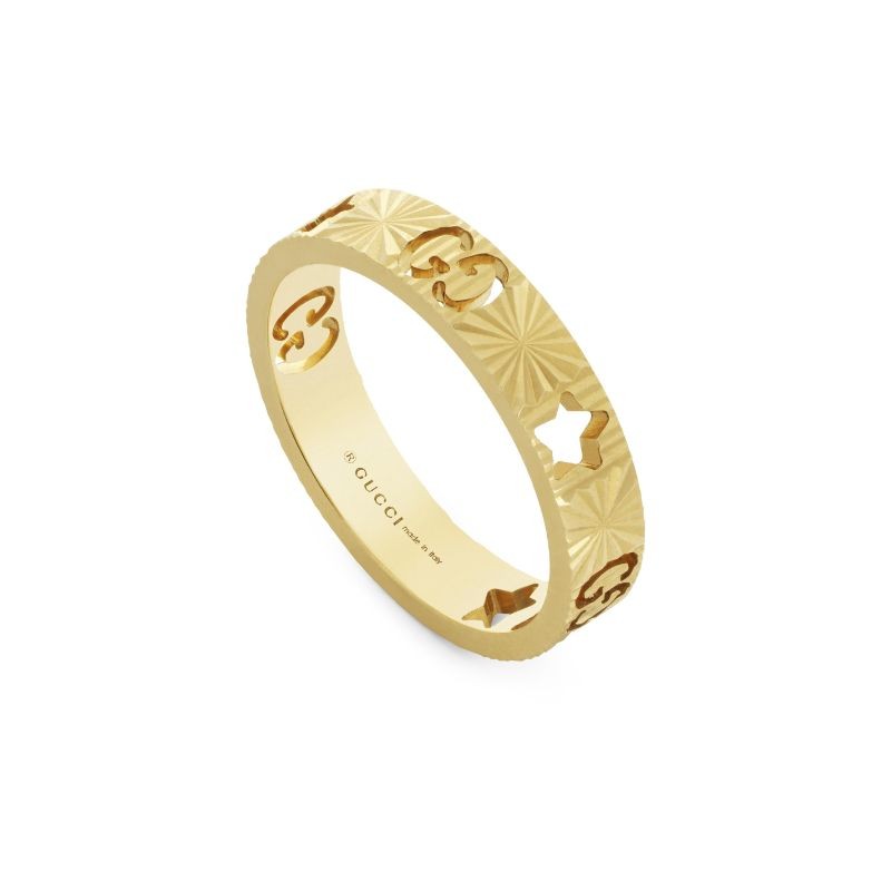 Gucci Icon Star Ring in Yellow Gold