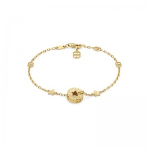 Louis Vuitton Empreinte 18k Yellow Gold Medallion Bracelet