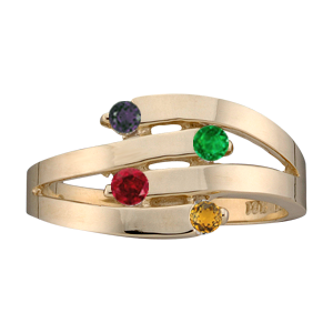 Birthstone rings for mom 2 deals stones