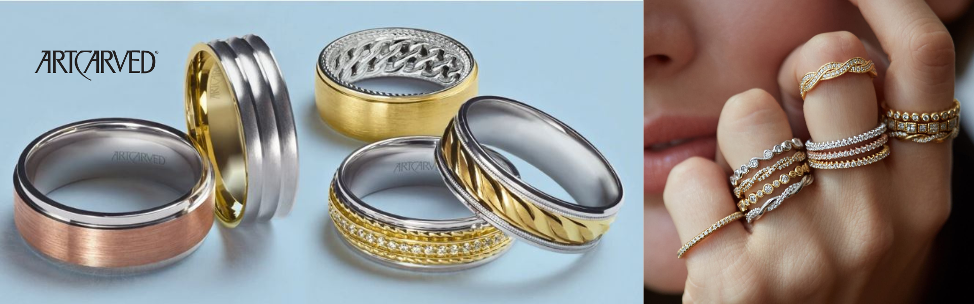 ArtCarved Wedding Bands for Men and Women