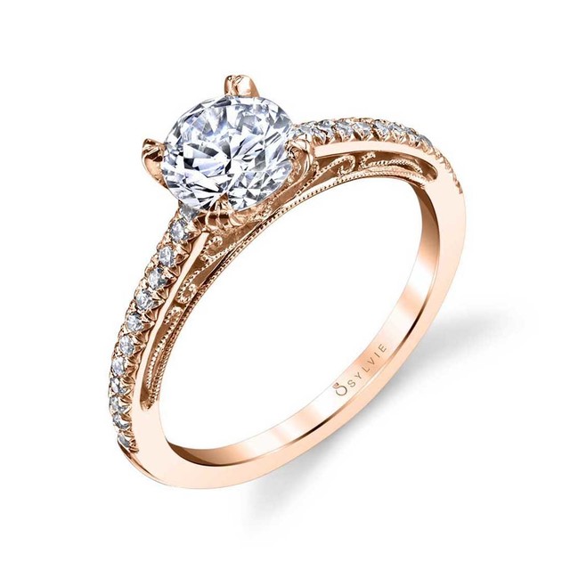 Amorette Classic Solitaire Engagement Ring | Kranich's Inc
